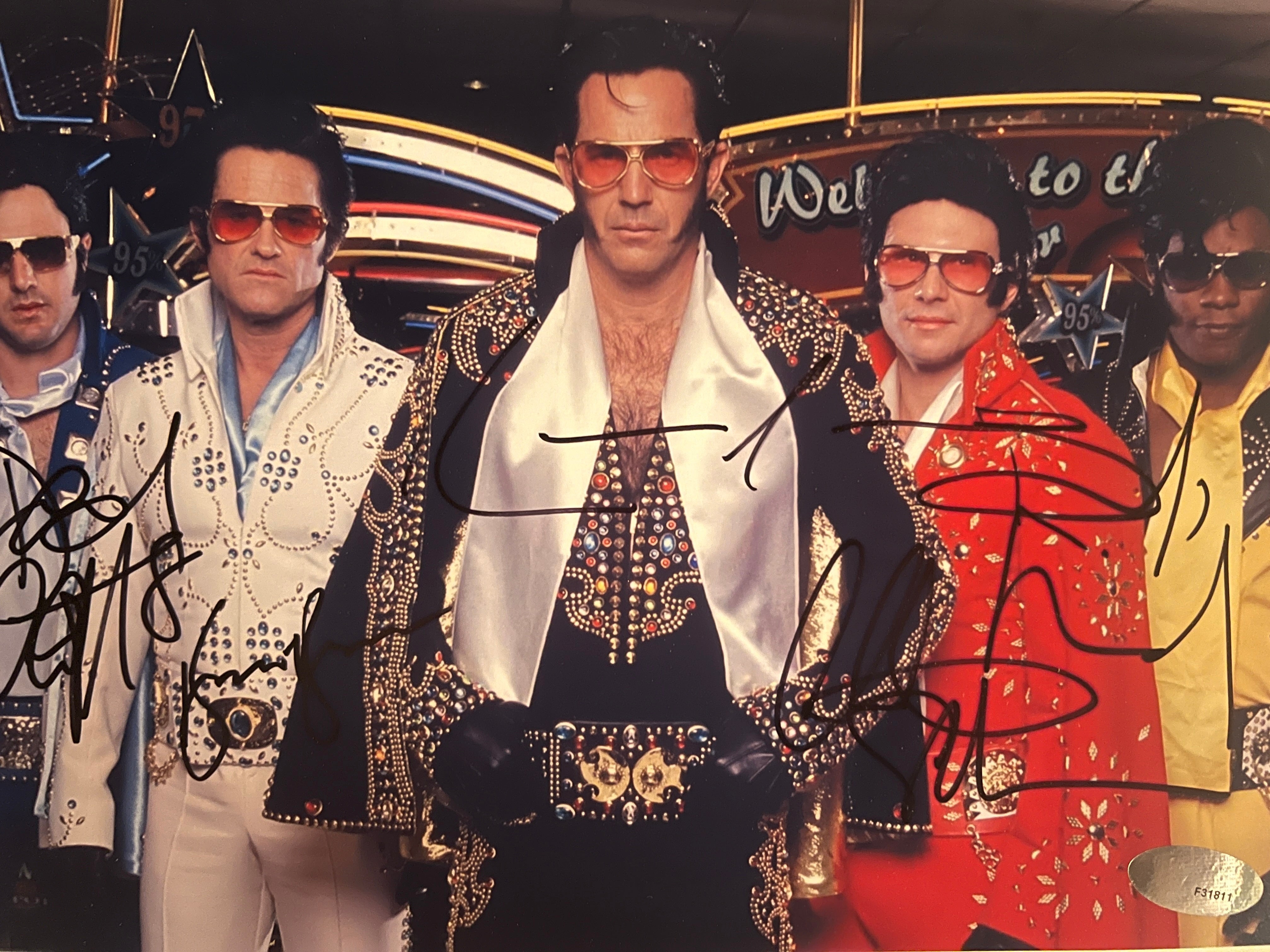 3000 Miles To Graceland cast signed photo