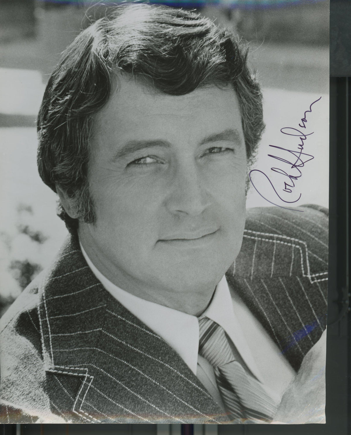 Rock Hudson signed photo