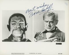 Boris Karloff signed photo