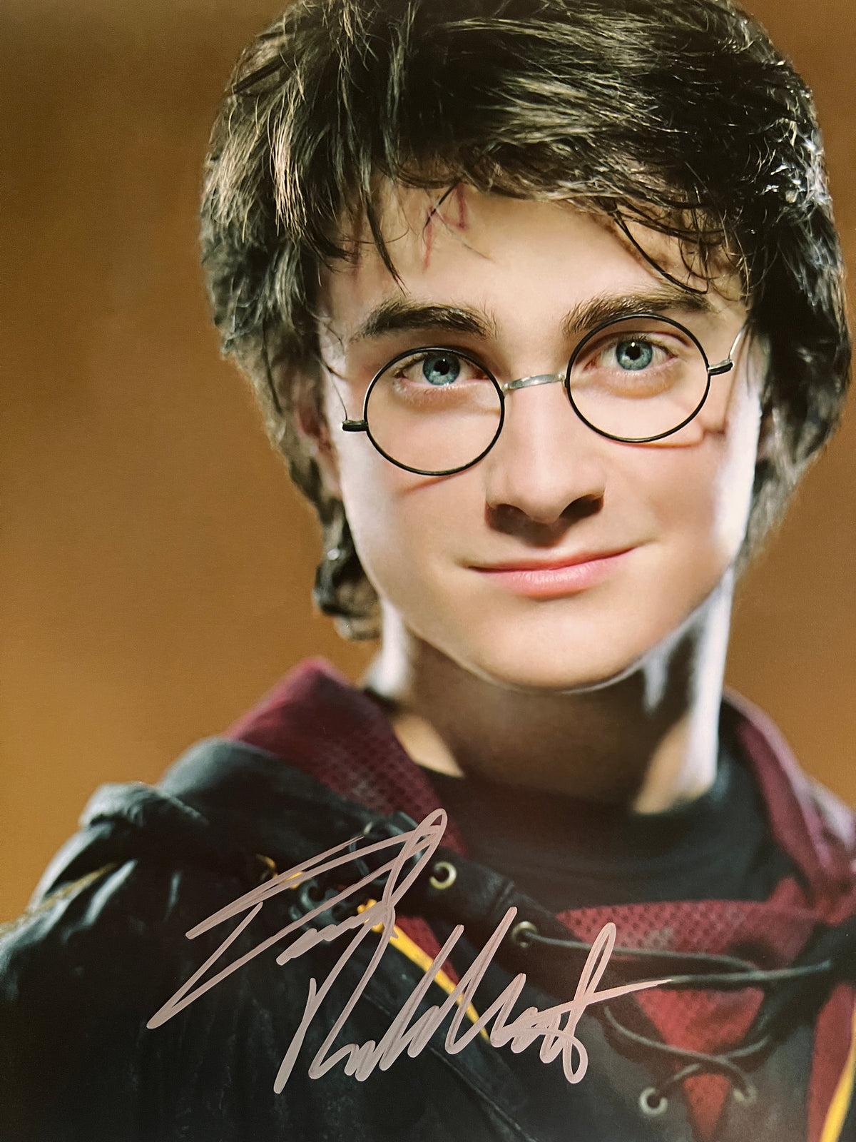 Harry Potter Daniel Radcliffe signed movie photo
