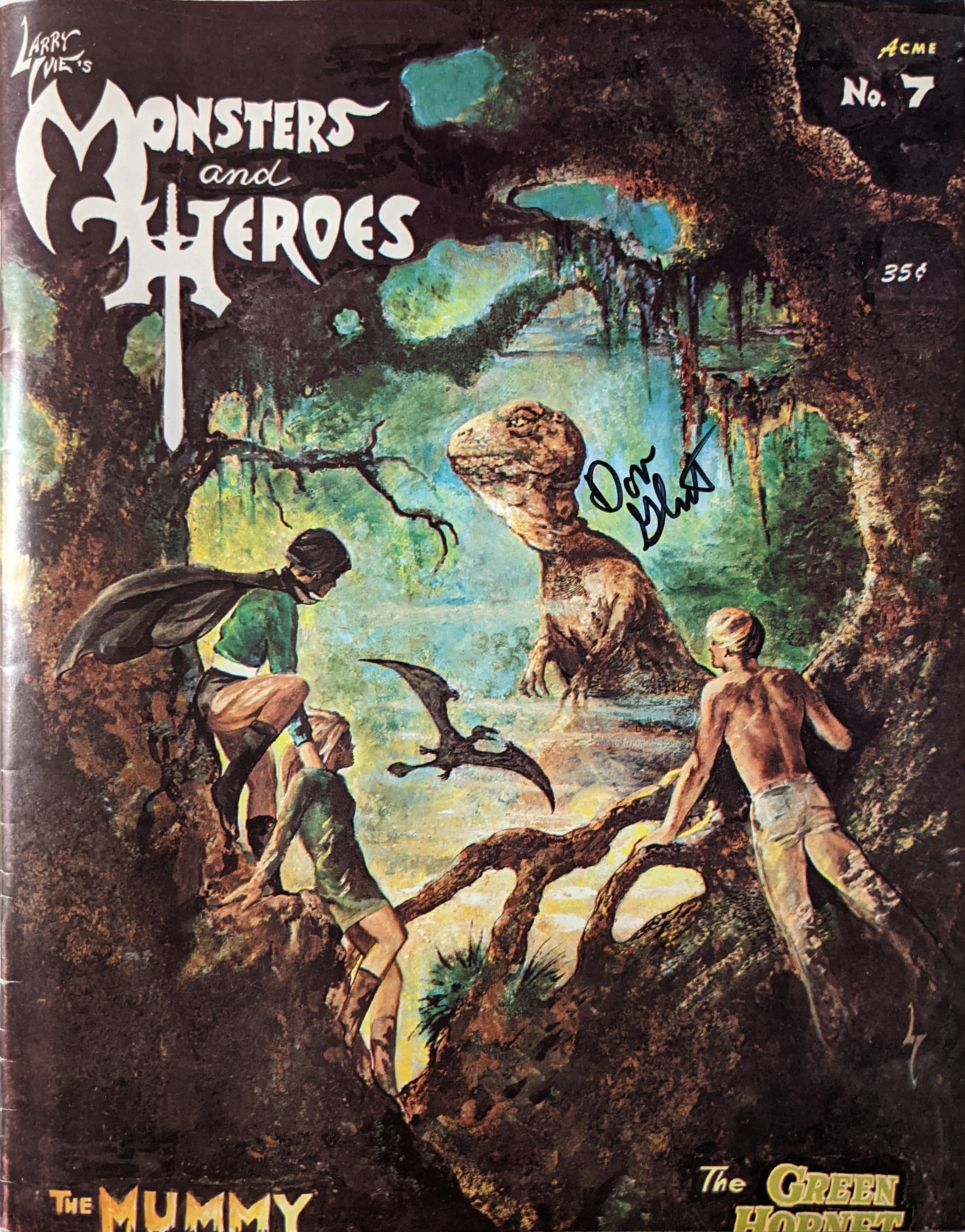 Monsters and Heroes signed magazine