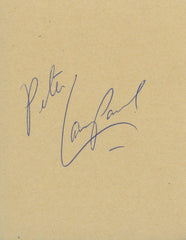 Peter Lawford signature cut. GFA Authenticated