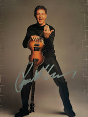 Paul McCartney signed photo