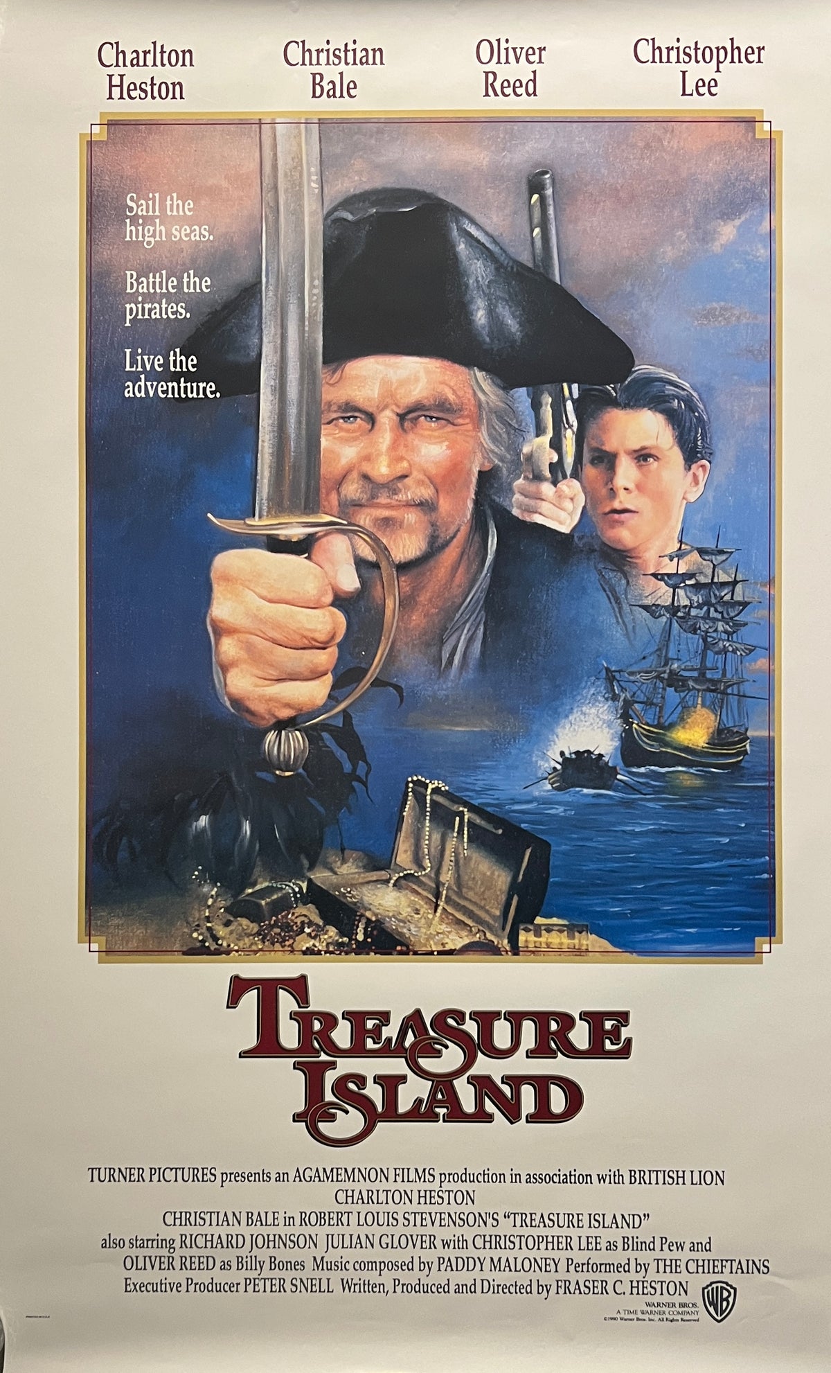 Treasure Island 1990 original movie poster