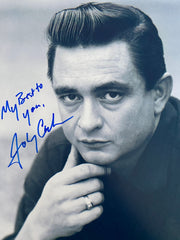 Johnny Cash signed photo. GFA Authenticated