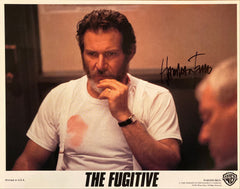 Harrison Ford signed "The Fugitive" lobby card