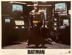 Michael Keaton, Jack Nicholson, and Kim Basinger "Batman" original Lobby Card