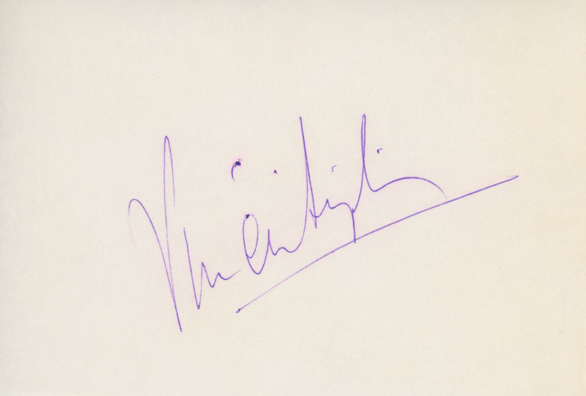 Vivien Leigh signature cut. GFA Authenticated