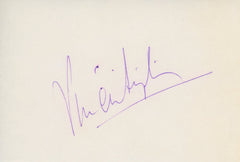 Vivien Leigh signature cut. GFA Authenticated
