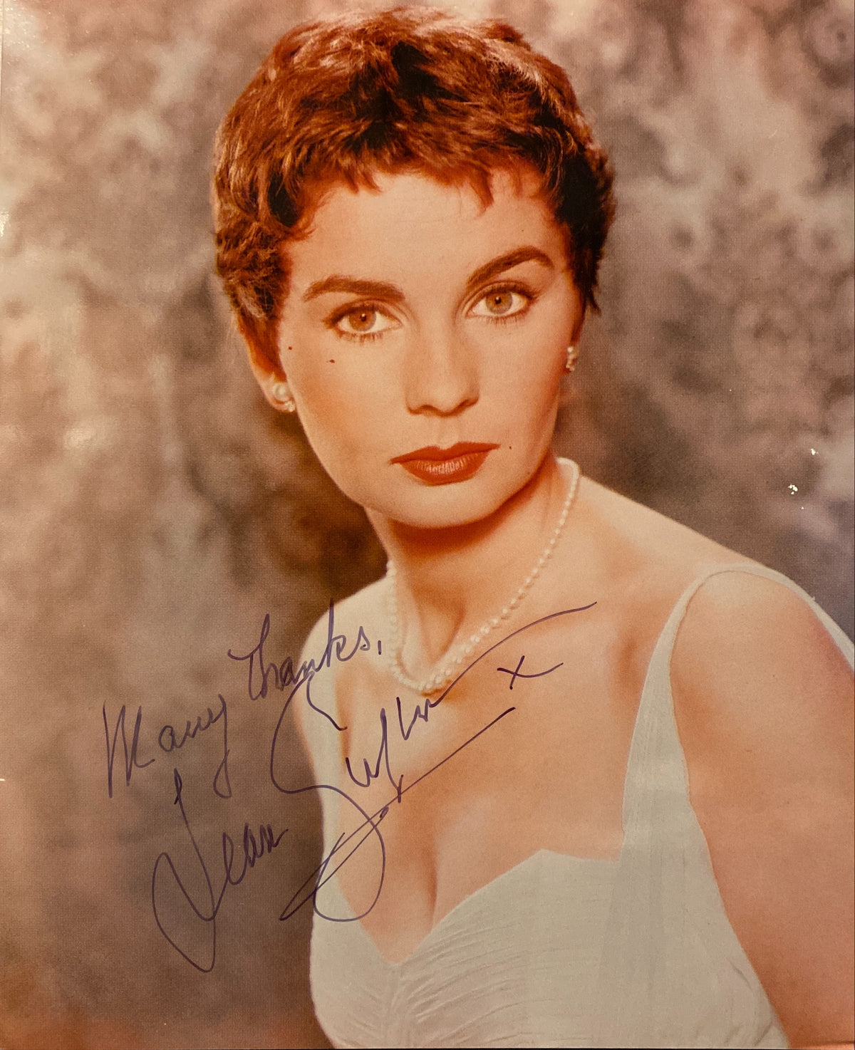 Elmer Gantry Jean Simmons signed movie photo