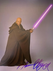 Star Wars Samuel L. Jackson signed movie photo. GFA Authenticated