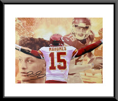 Super Bowl Champion Patrick Mahomes signed photo
