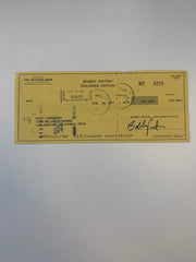Surf Party Bobby Vinton signed check