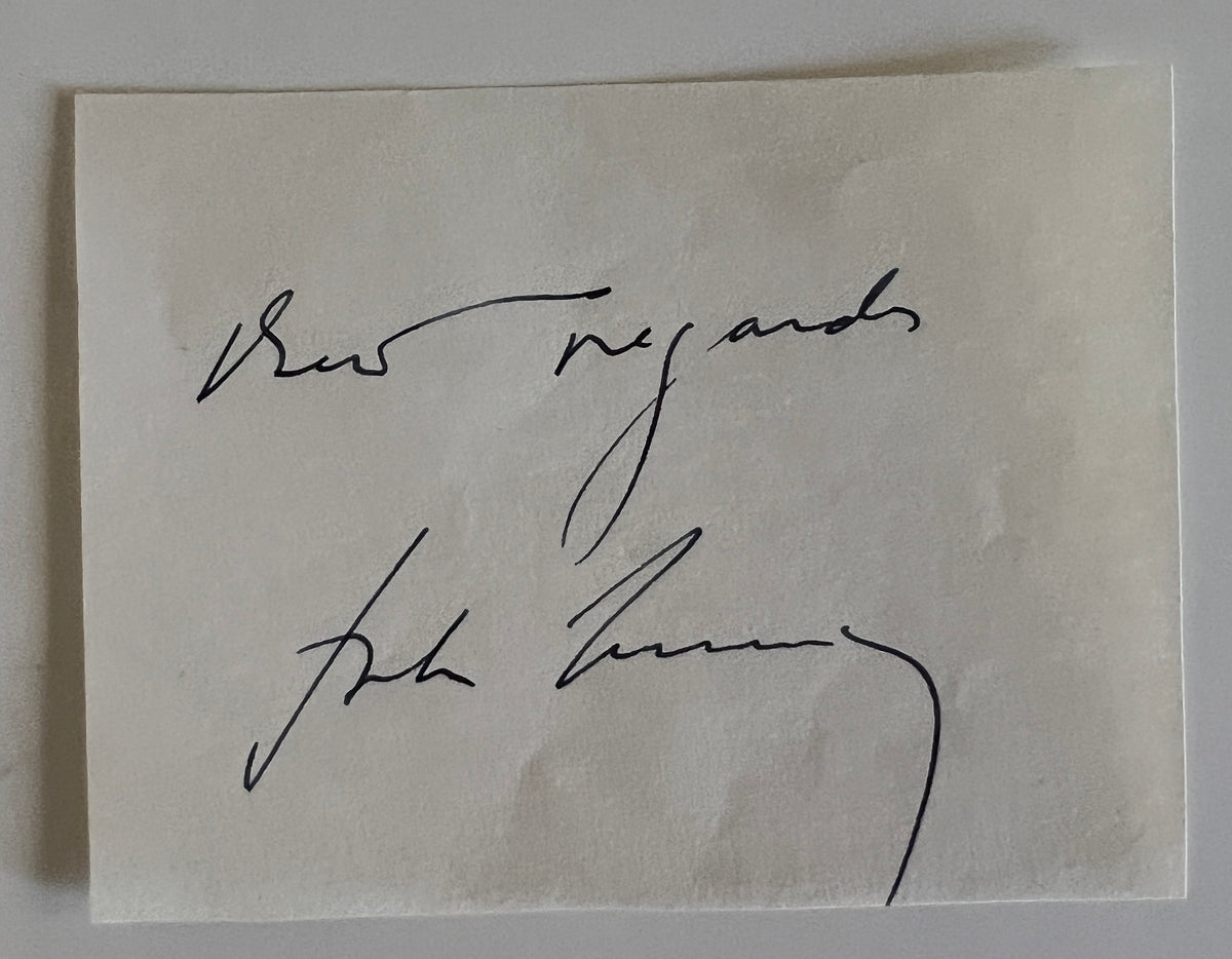 John F. Kennedy original signature