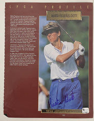 Marta Figueras-Dotti signed LPGA profile page