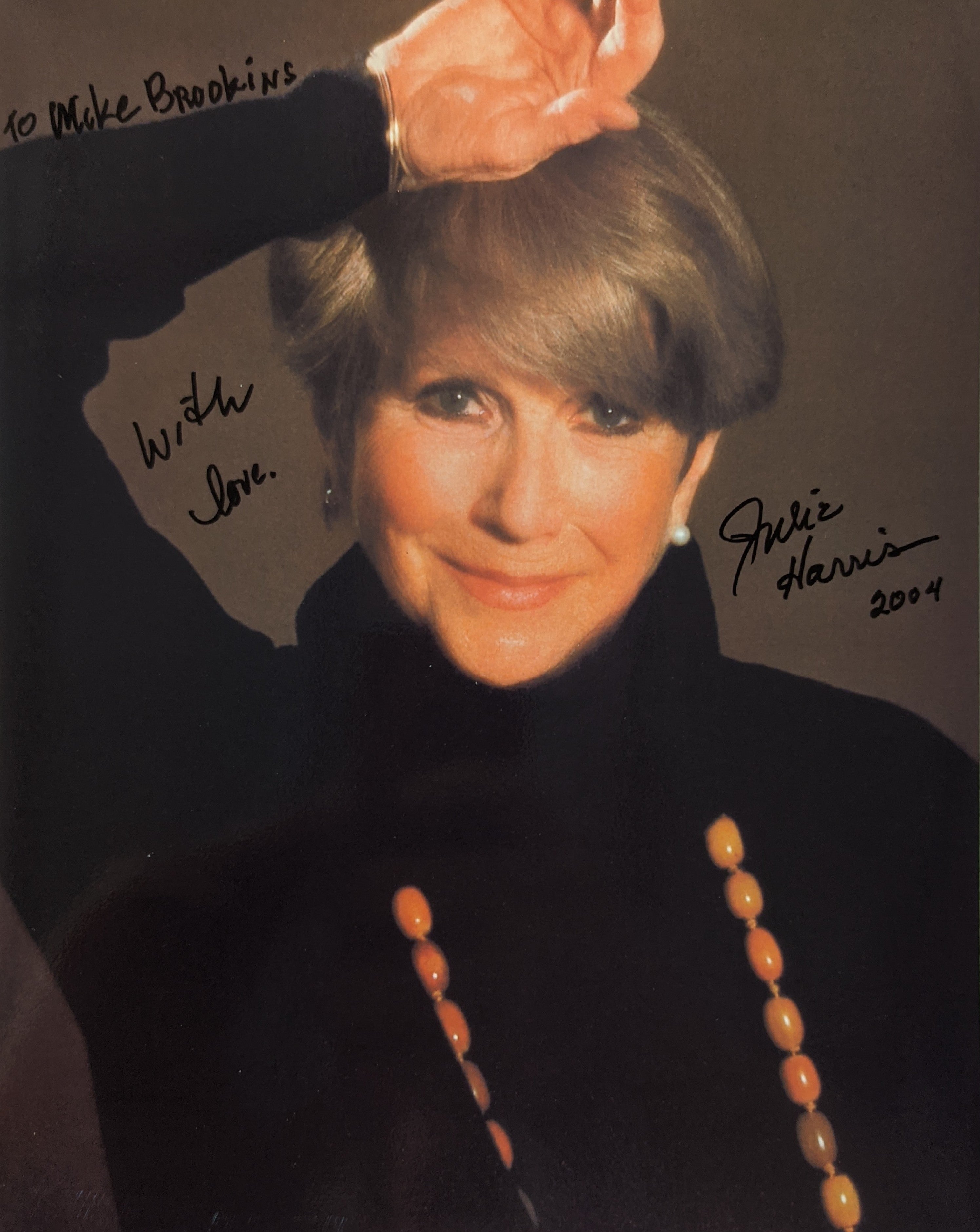 Julie Harris signed photo
