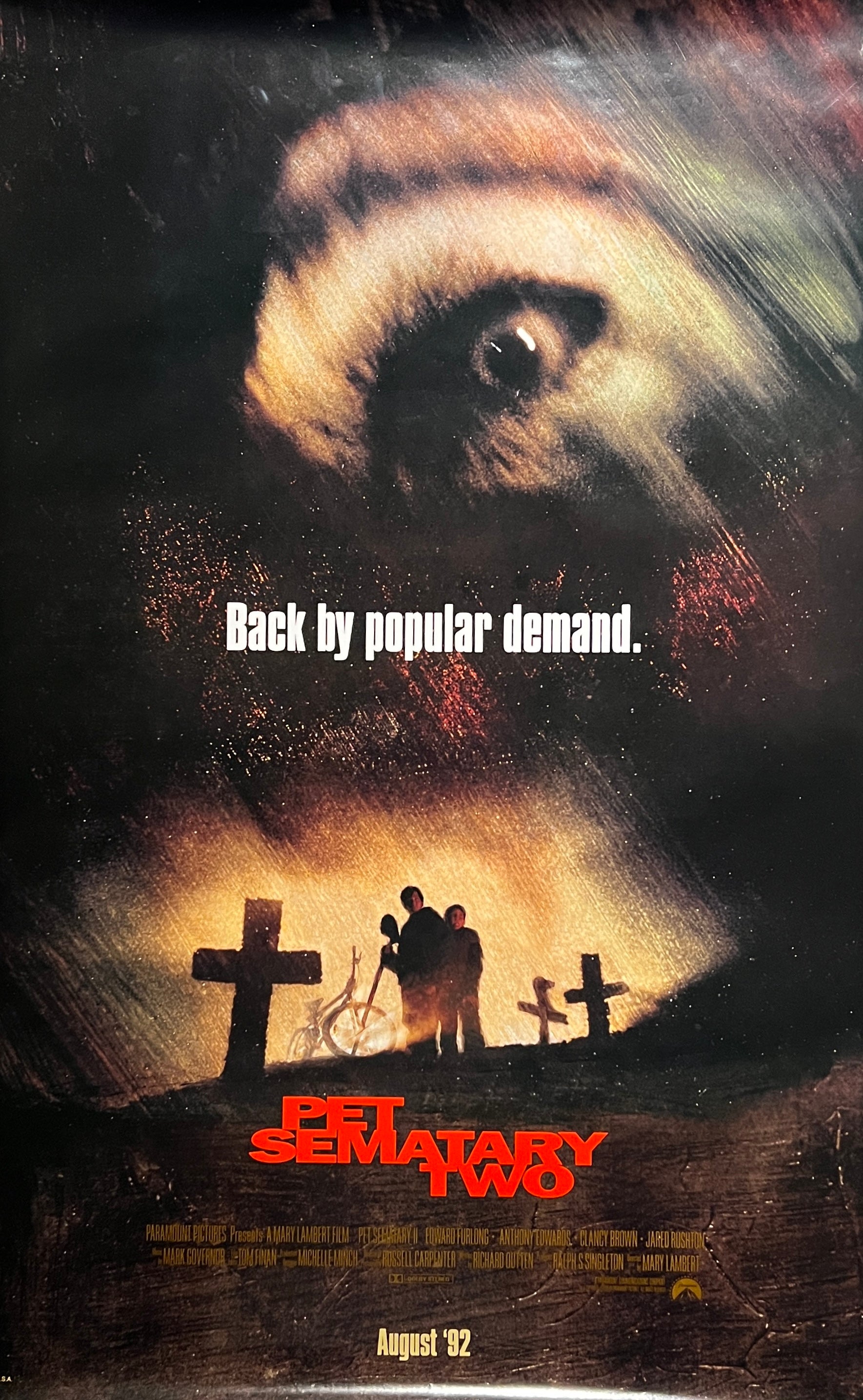 Pet Sematary 1989 Original Movie Poster