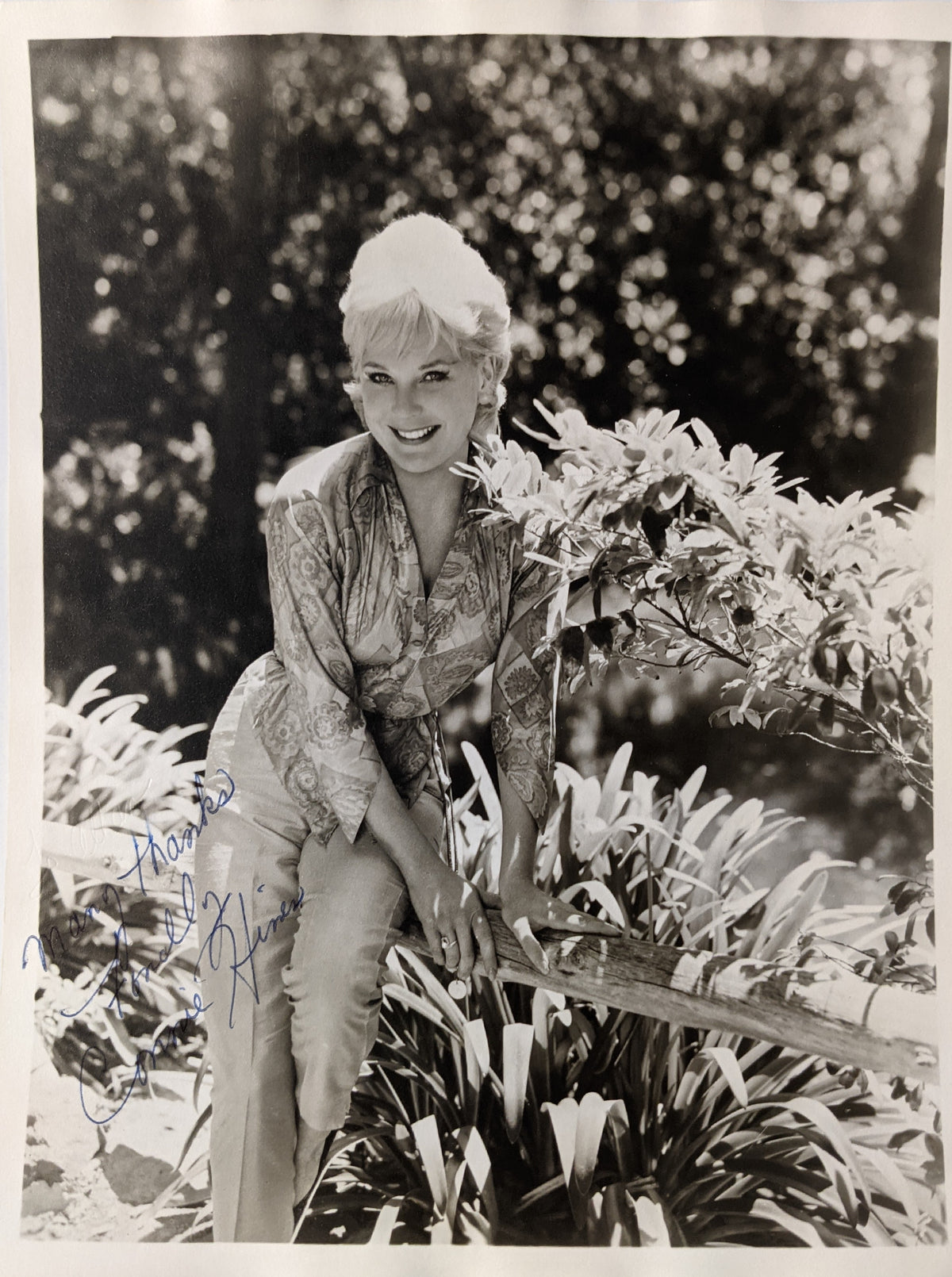 Connie Hines Mr Ed signed photo