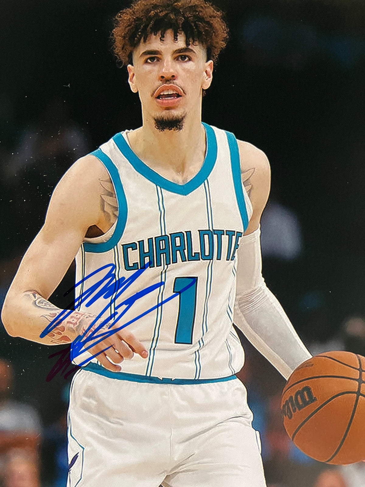 LaMelo Ball signed photo