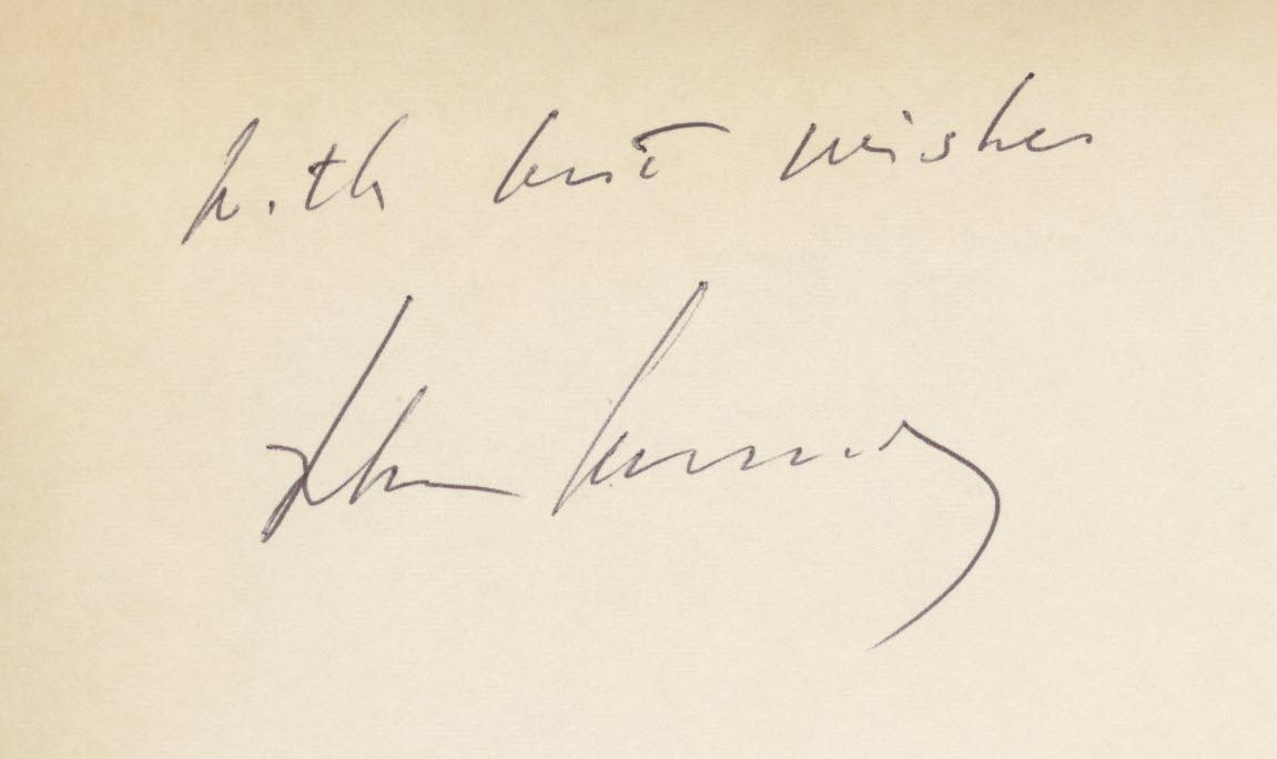 President John F. Kennedy signature cut
