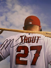 Los Angeles Angels Mike Trout signed photo