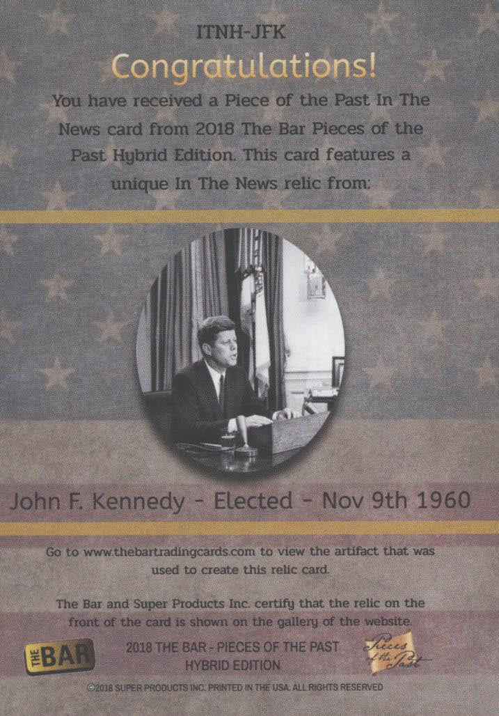 John F. Kennedy newspaper relic