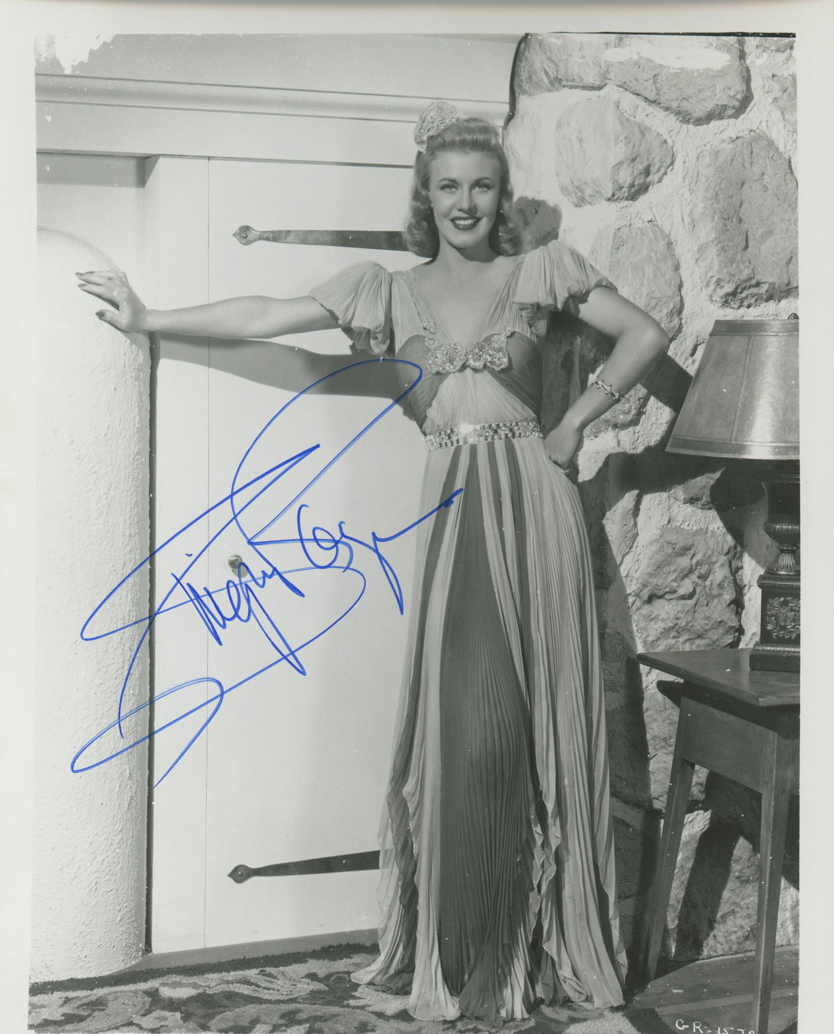 Ginger Rogers signed photo