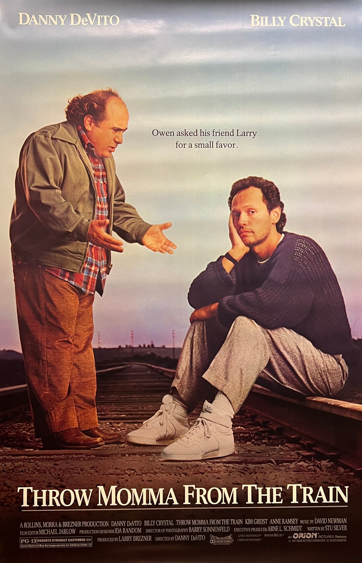 Throw Momma from the Train 1987 original movie poster