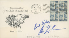 Dan Quayle signed envelope