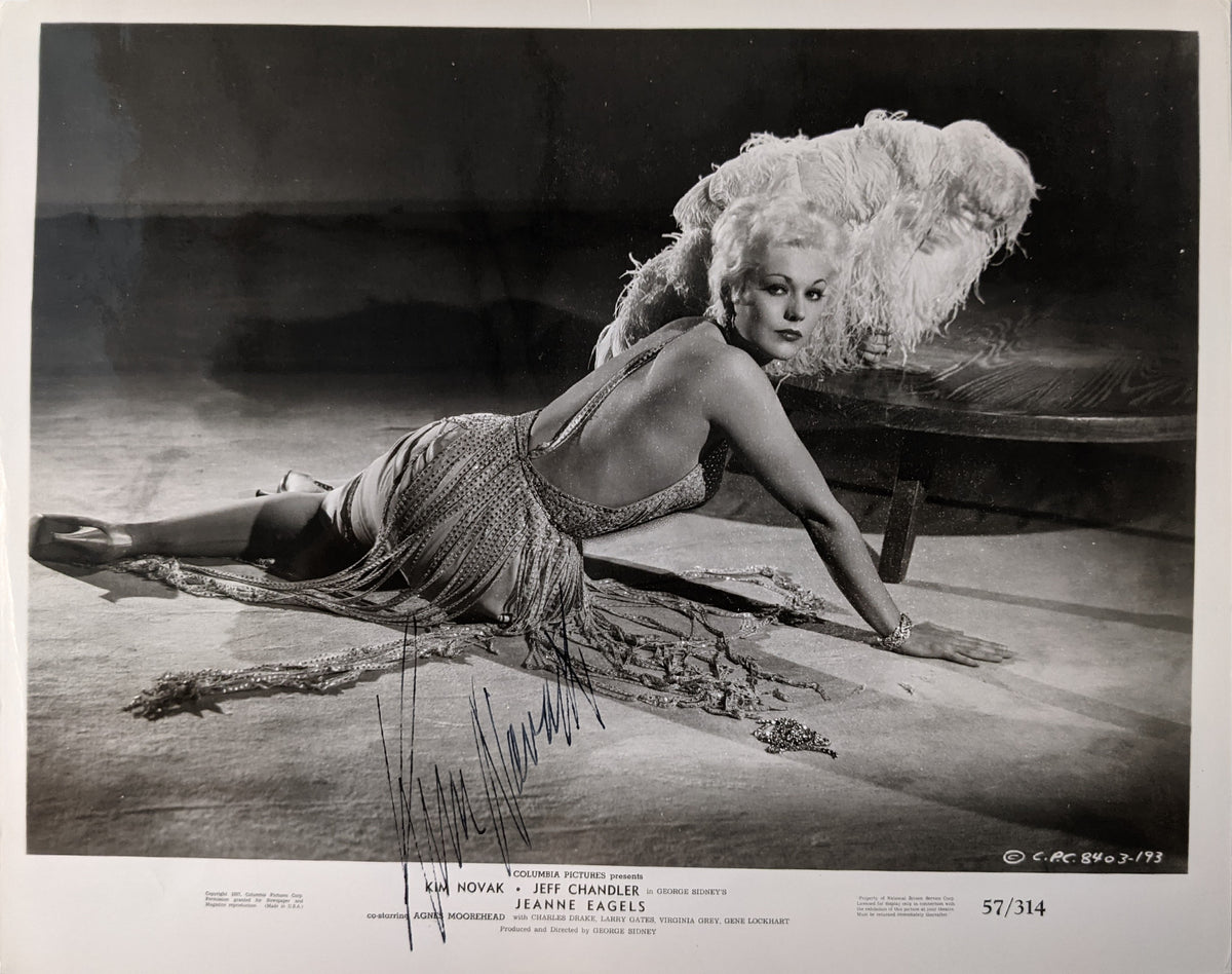 Kim Novak signed photo