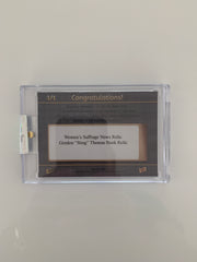 Gordon "Sting" Thomas book relic