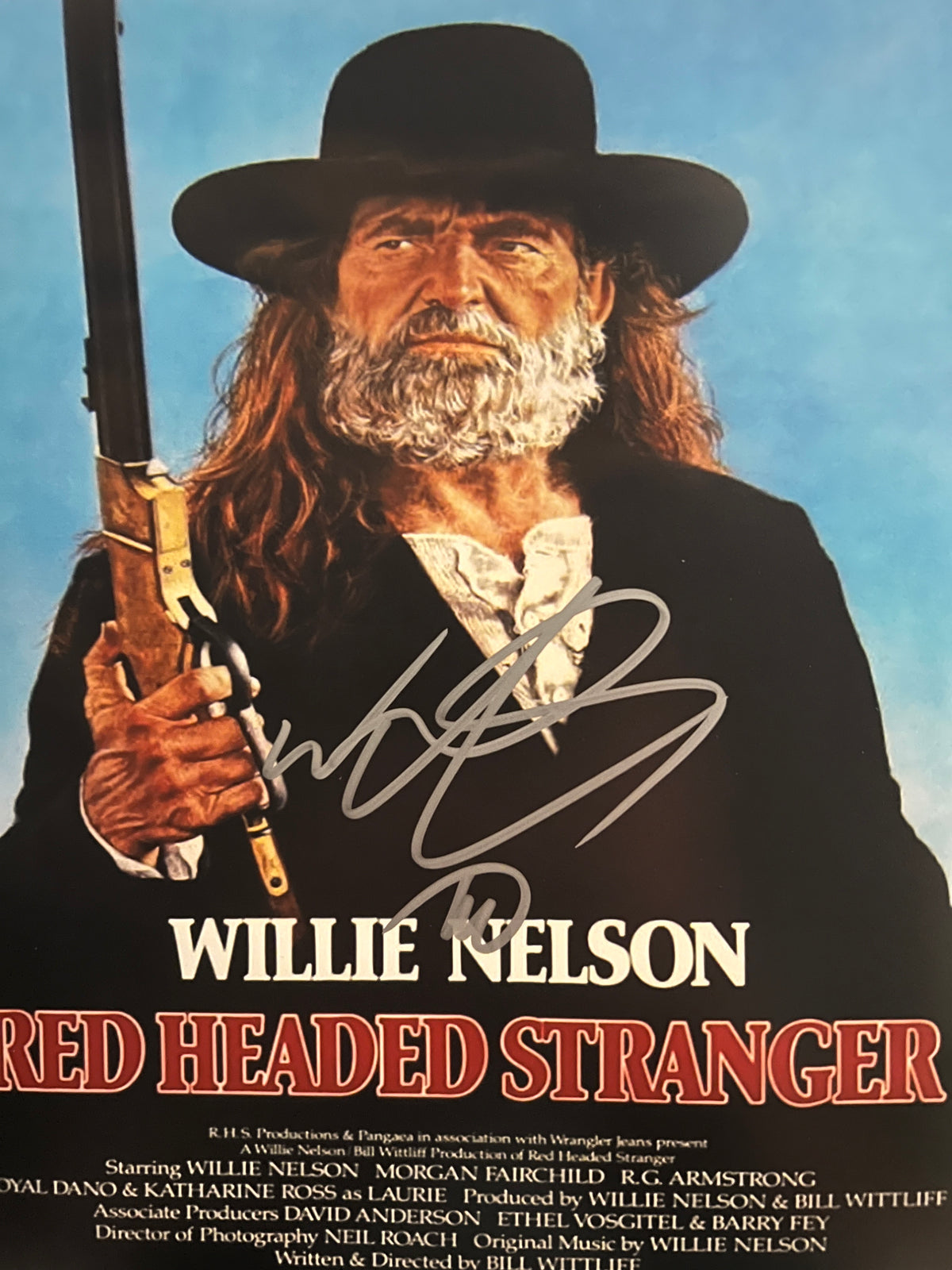 Willie Nelson signed photo