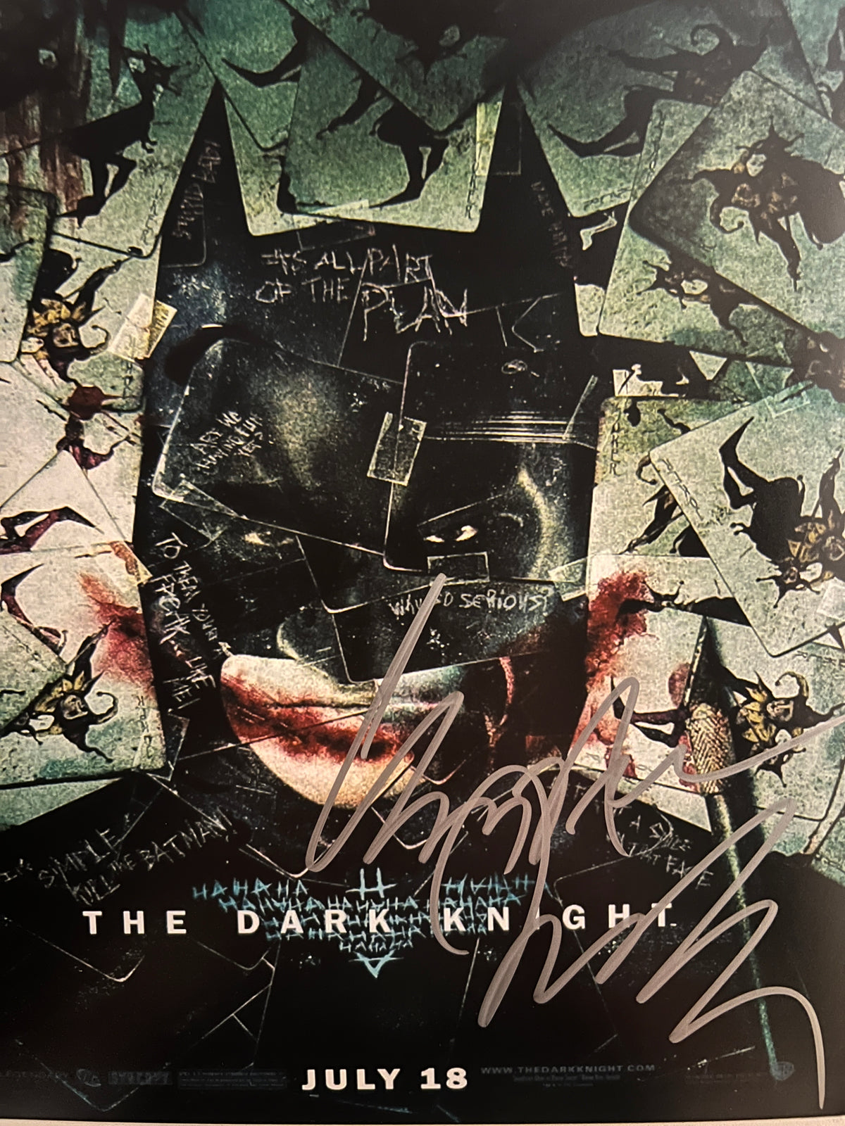 Batman Christian Bale signed photo