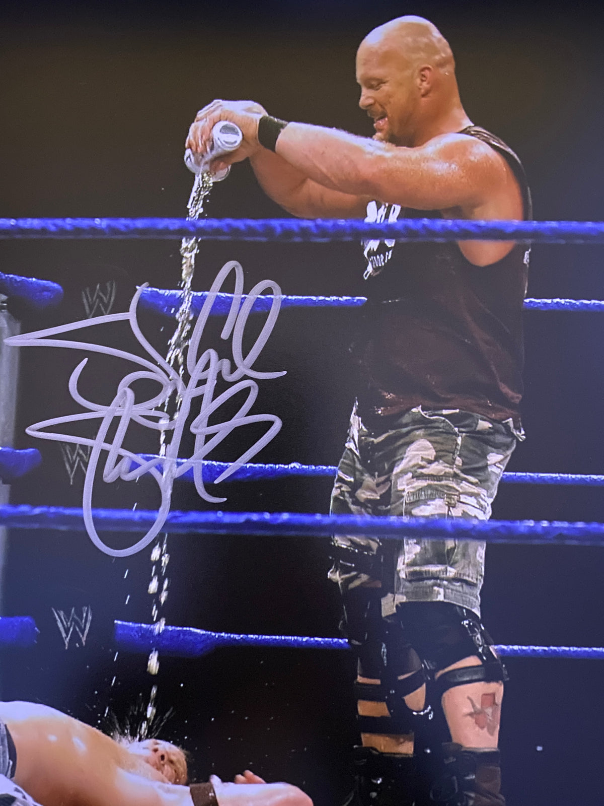 Stone Cold Steve Austin signed photo
