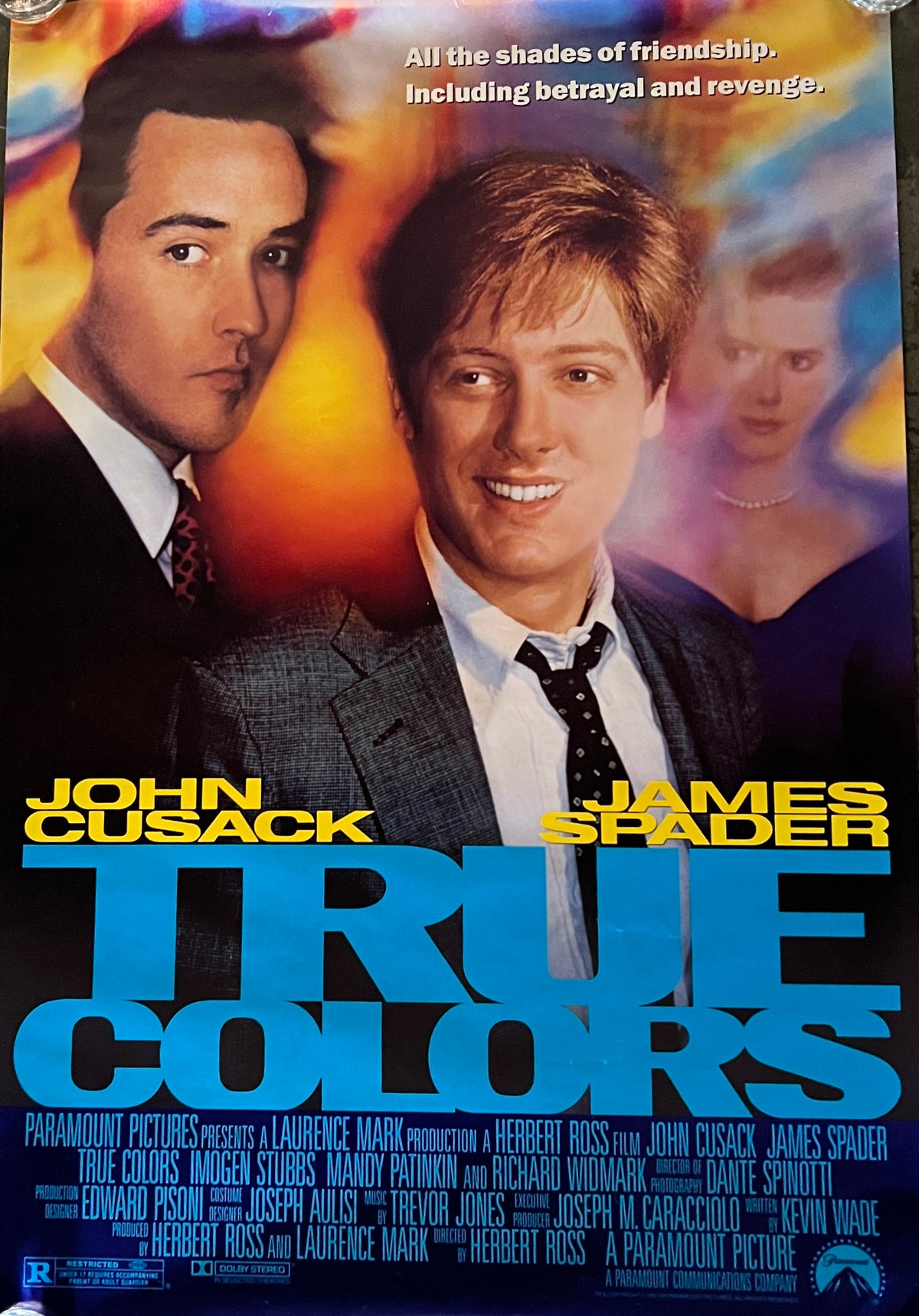 True Colors 1991 Original Movie Poster