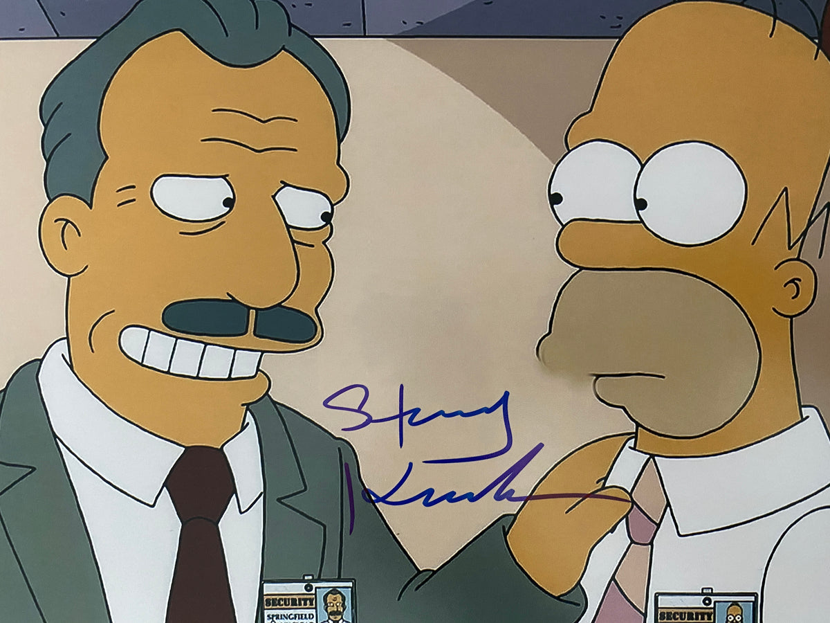 The Simpsons Stacy Keach signed photo