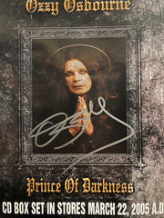 Ozzy Osbourne signed photo