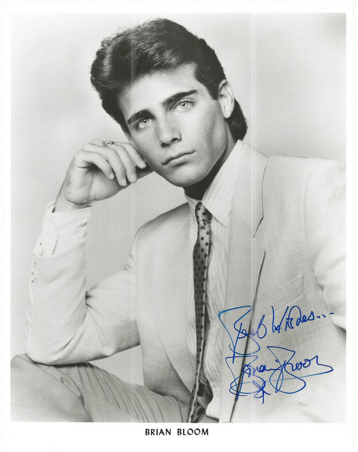 The A Team Brian Bloom Signed Photo