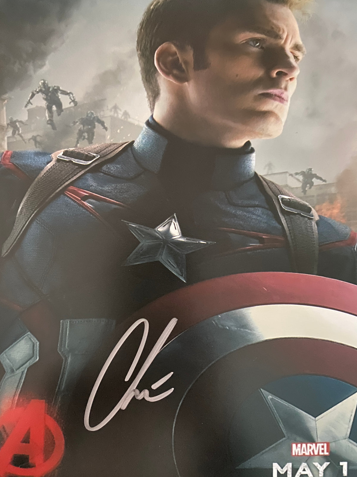 Avengers: Age of Ultron Chris Evans
signed movie photo