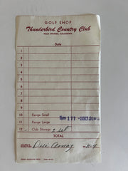 Desi Arnaz signed receipt