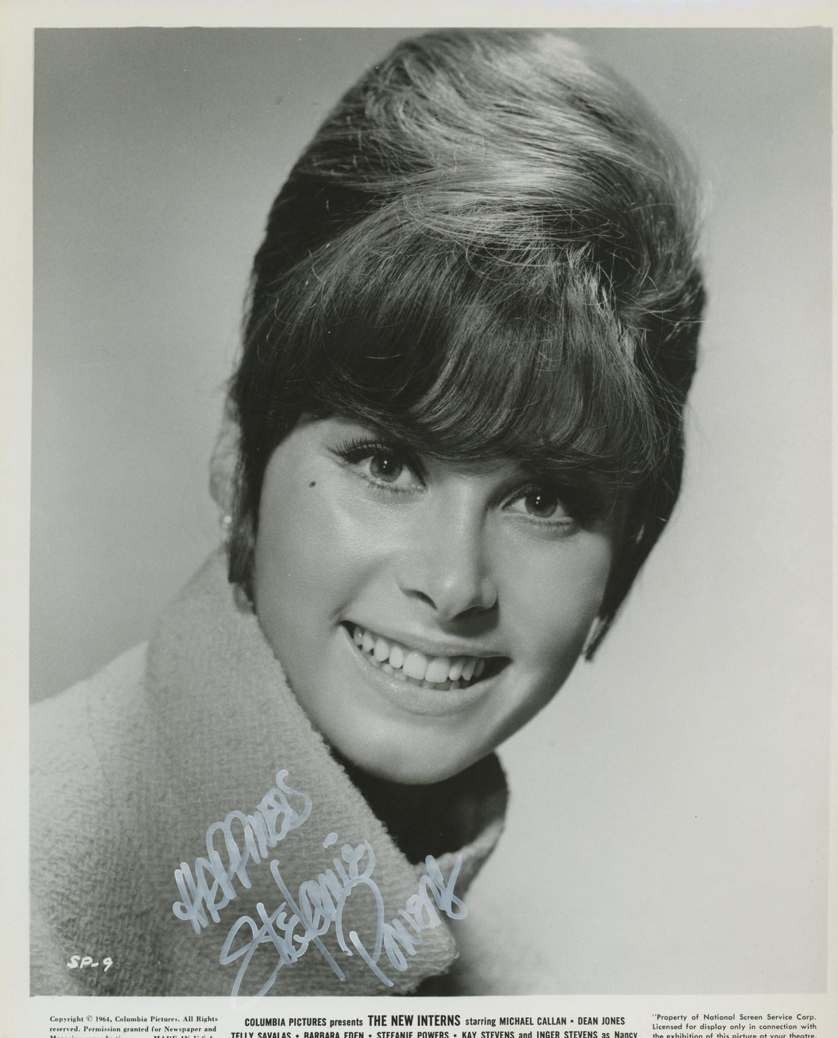Stephanie Powers signed photo