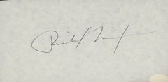 Richard Nixon signature cut. GFA Authenticated