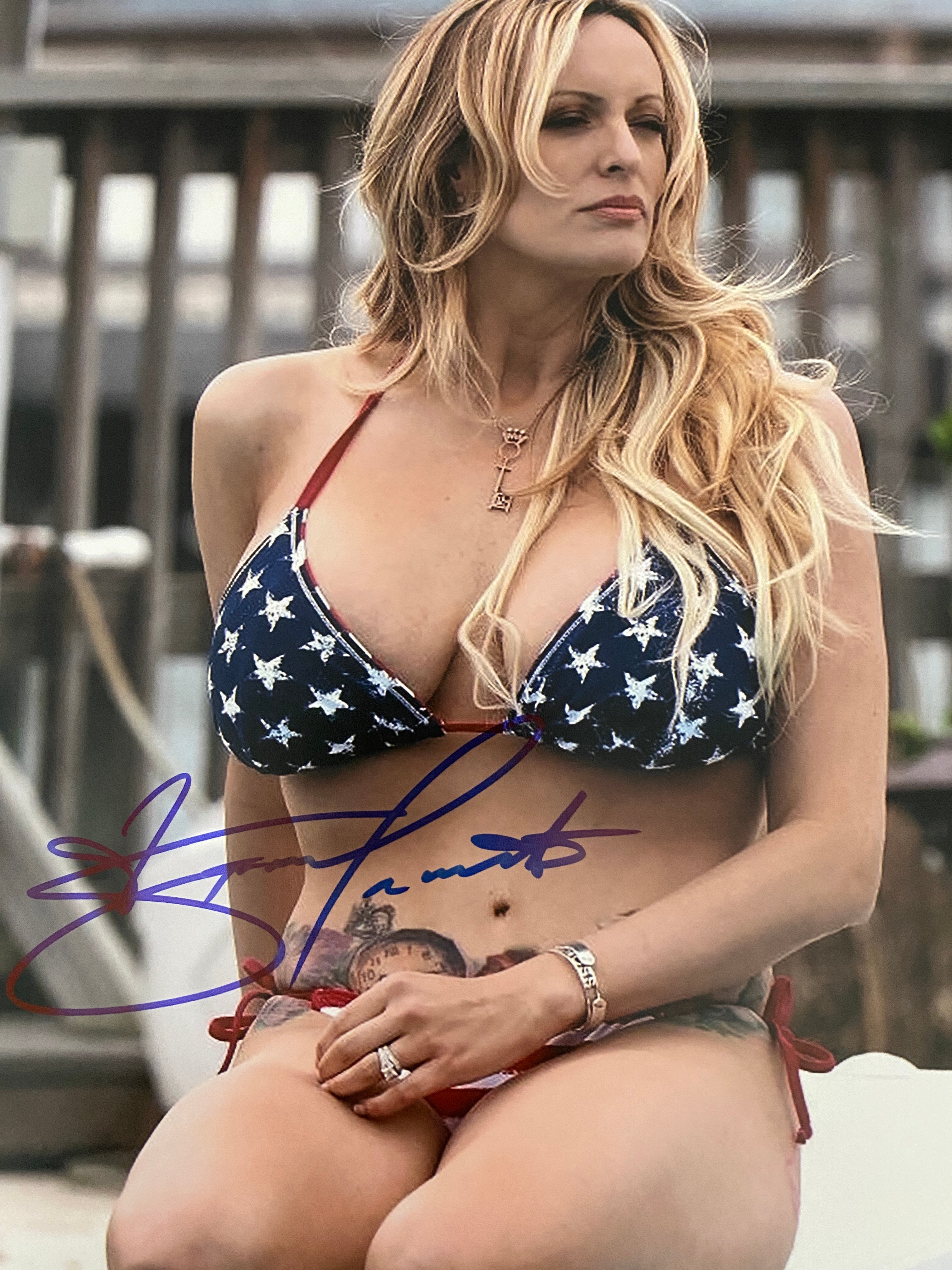 Stormy Daniels signed photo