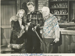 William Lundigan and Harry Davenport signed movie photo