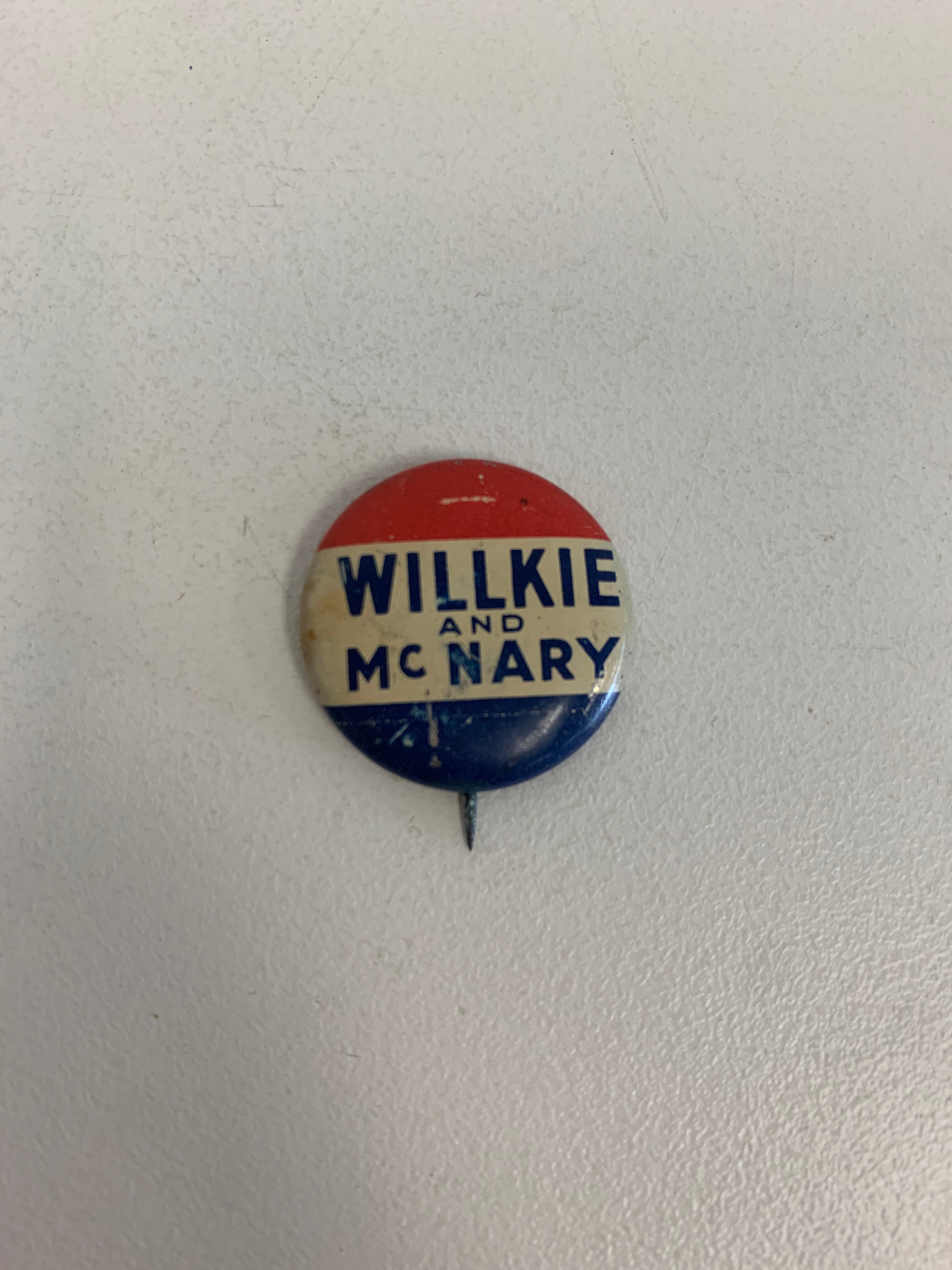 Willkie and McNary pin