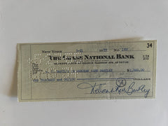 Deborah Kerr signed check