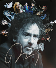 Beetlejuice Tim Burton signed photo