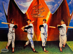 Frank Robinson, Ted Williams, Mickey Mantle and Carl Yastrzemski signed photo