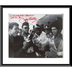 Enter The Dragon Jim Kelly original autographed photo - framed