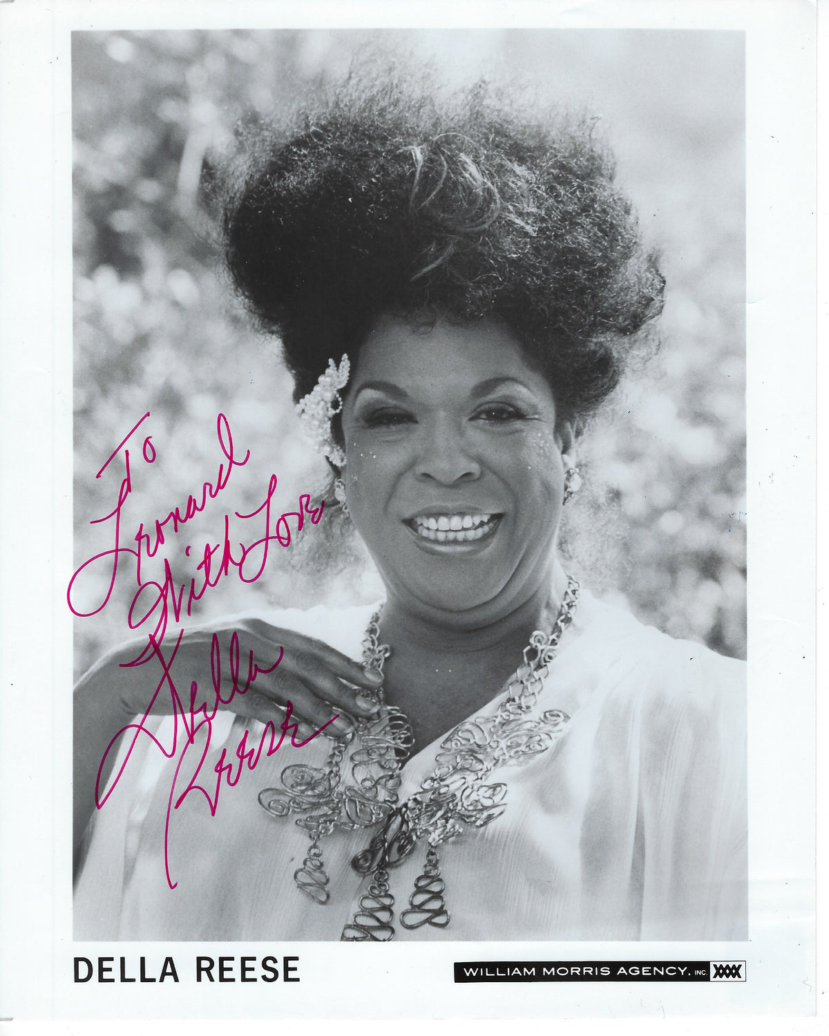 Touched By An Angel Della Reese Signed Photo